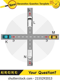 Physics, the subject of relative and compound motion, new generation question template, your question, eps