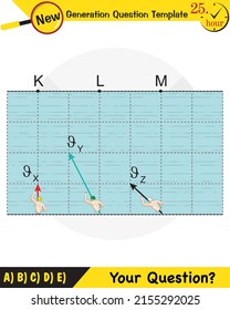 Physics, the subject of relative and compound motion, new generation question template, your question, eps