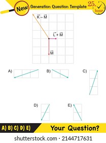 Physics, the subject of vectors, new generation question template, your question, eps
