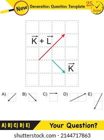 Physics, the subject of vectors, new generation question template, your question, eps
