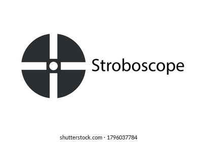 Physik. Prüfgerät Stroboskop. Messung von Wasserwellen mit Stroboskop. Frequenzmessung mit Stroboskop