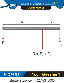 Physics, torque, next generation question template, dumb physics figures, exam question, eps 