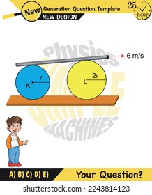 Physics, Uniform circular motion with changing position and velocity vectors and angles, Next generation question template, exam question, eps