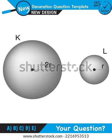 Physics - vector illustration of a forces and motion, vectors, shot, next generation question template, exam question, eps