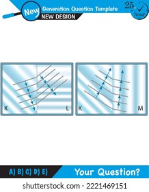 Physics, Wave mechanics, Diffraction, Wave train, next generation question template, dumb physics figures, exam question, eps 