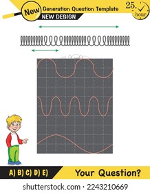 Physics, Wave mechanics, Diffraction, Wave train, next generation question template, waves, exam question, eps