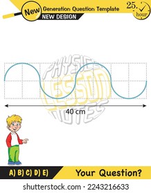 Physics, Wave mechanics, Diffraction, Wave train, next generation question template, waves, exam question, eps