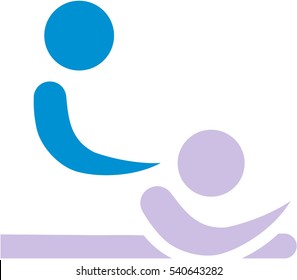 Physiotherapist - abstract icon