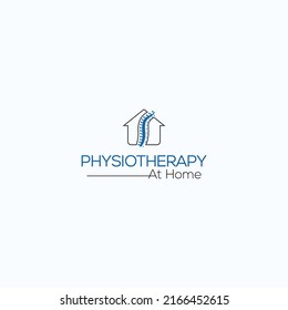 Diseño del logotipo vectorial de la clínica de fisioterapia
