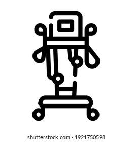 physiotherapy complex line icon vector. physiotherapy complex sign. isolated contour symbol black illustration