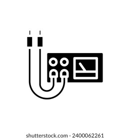 Physiotherapy Electrophoresis Filled Icon Vector Illustration