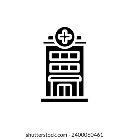 Physiotherapy Hospital Filled Icon Vector Illustration