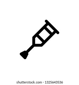 Physiotherapy Icon Vector Illustration in Glyph Style for Any Purpose