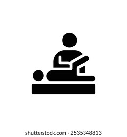 Physiotherapy icon web design in vector