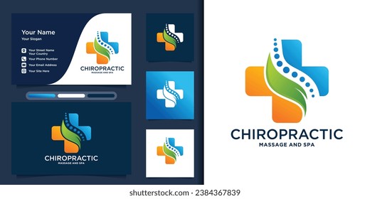 Physiotherapy logo design templates creative concept Premium Vector