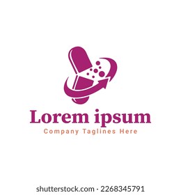 physiotherapy logo for rehab center in vector
