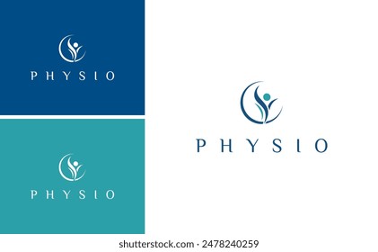 Physiotherapy, Physical Therapy, Kinesiologic logo design for muscle bone rehabilitation