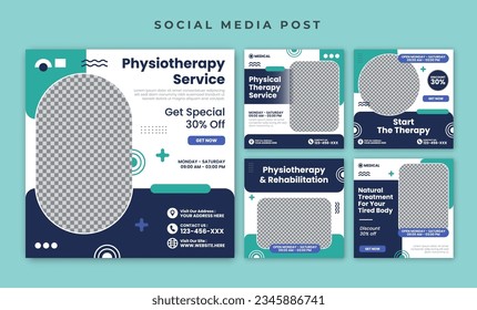 Physiotherapy social media post template