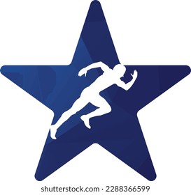 Physiotherapy treatment design template vector with people run. Colorful vector health. Physiotherapy clinic logo. Physiotherapy logo