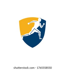 Diseño vectorial de la forma de la pantalla de tratamiento fisioterapéutico. Logo de la clínica de fisioterapia de manejo humano. 
