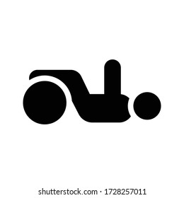 physiotherapy vector glyph flat icon 