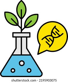 Phytochemistry Concept, Transpiration Vector Color Icon Design, Biochemistry Symbol, Biotechnology And Biochemical Sign, Science And Engineering Stock Illustration