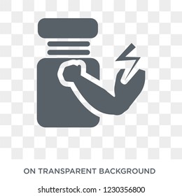 Phytonutrients icon. Trendy flat vector Phytonutrients icon on transparent background from Gym and fitness collection. 