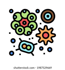 Phytoplankton Ocean Color Icon Vector. Phytoplankton Ocean Sign. Isolated Symbol Illustration