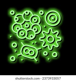 phytoplankton ocean neon light sign vector. phytoplankton ocean illustration