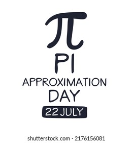 Pi Approximation Day, Held On 22 July.