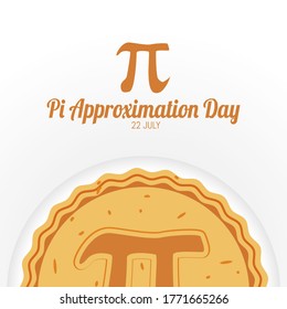 Pi Approximation Day Vector Illustration