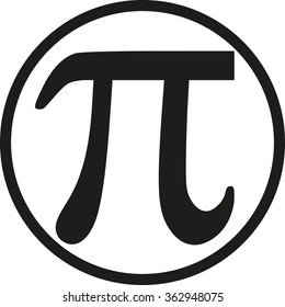 Pi with circle