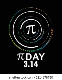 PI DAY 3.14 Vector Custom T-Shirt Design