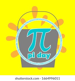 pi day, beautiful greeting card background or template banner with labour theme. vector design illustration