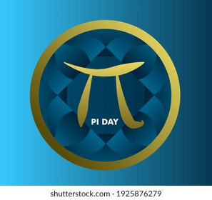pi day, beautiful greeting card background or template banner with music theme. vector design illustration