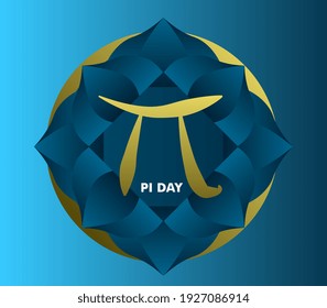 pi day, beautiful greeting card background or template banner with music theme. vector design illustration
