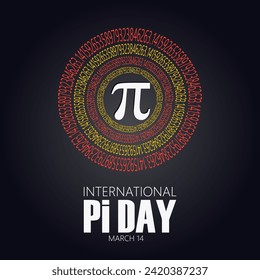 Pi Day is celebrated on March 14th around the world.