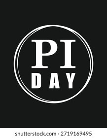 Vector de la celebración del día de Pi, y desifn de la camiseta en la ilustración. EPS-10.
