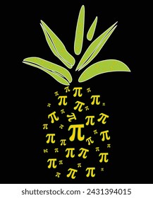 Pi Tag Lustige Ananas Meme Pi Tag Zahlen Mathe Lehrer Premium T-Shirt, Hemd Print Vorlage
