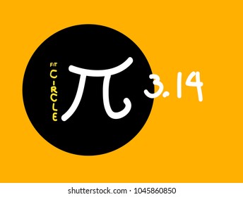 pi day sign or logo 