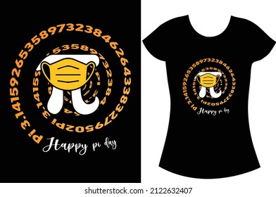 Pi Day svg and craft t shirt design. Happy pi day celebrate t shirt design. funnt t shirt and gift t shirt. 