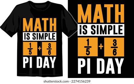 Pi Day t Shirt Design Vektorgrafiken. Pi Day Typografie T Shirt Design. Pi-Day-Vektorgrafik