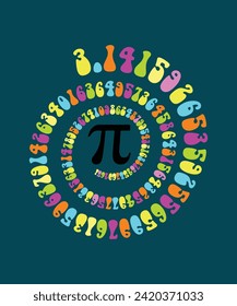 Diseño de camisetas de pi day