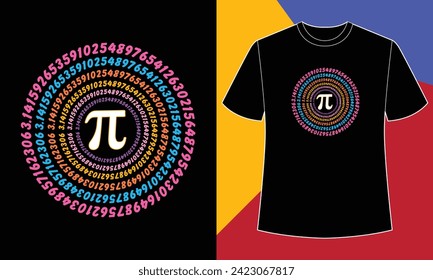 Diseño de camisetas de pi day