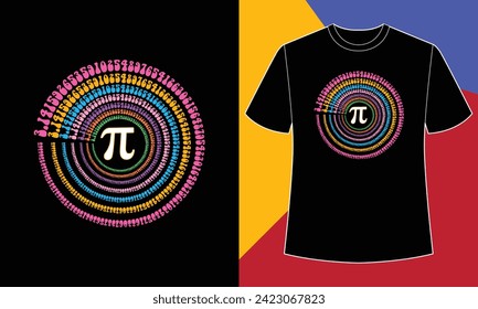 Design-Vorlage für Pi-Tag-t-Shirt