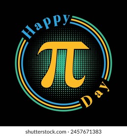 Pi Day T-Shirt Design, Pi Day 2024.