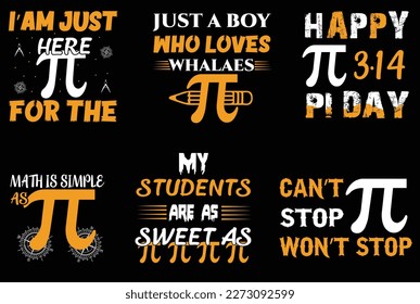 BUNDLE DE DISEÑO DE CAMISETAS DE PI DAY