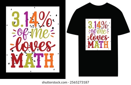 Pi Day T-shirt Design Bundle. Pi t-shirt. Math T shirt design. Pi day Vector Graphics,happy Pi Day march 14 t-shirt design template.