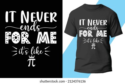 Pi Day T-shirt Design, Printable Sublimation Design