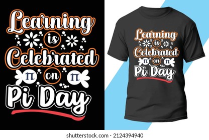 Pi Day T-shirt Design, Printable Sublimation Design